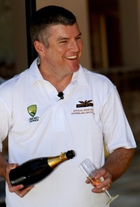 Australian cricketer Stuart MacGill ente